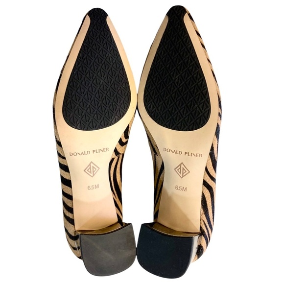 DONALD J PLINER Aston Genuine Calf Hair Heels Animal Print Pumps NEW - Picture 9 of 10